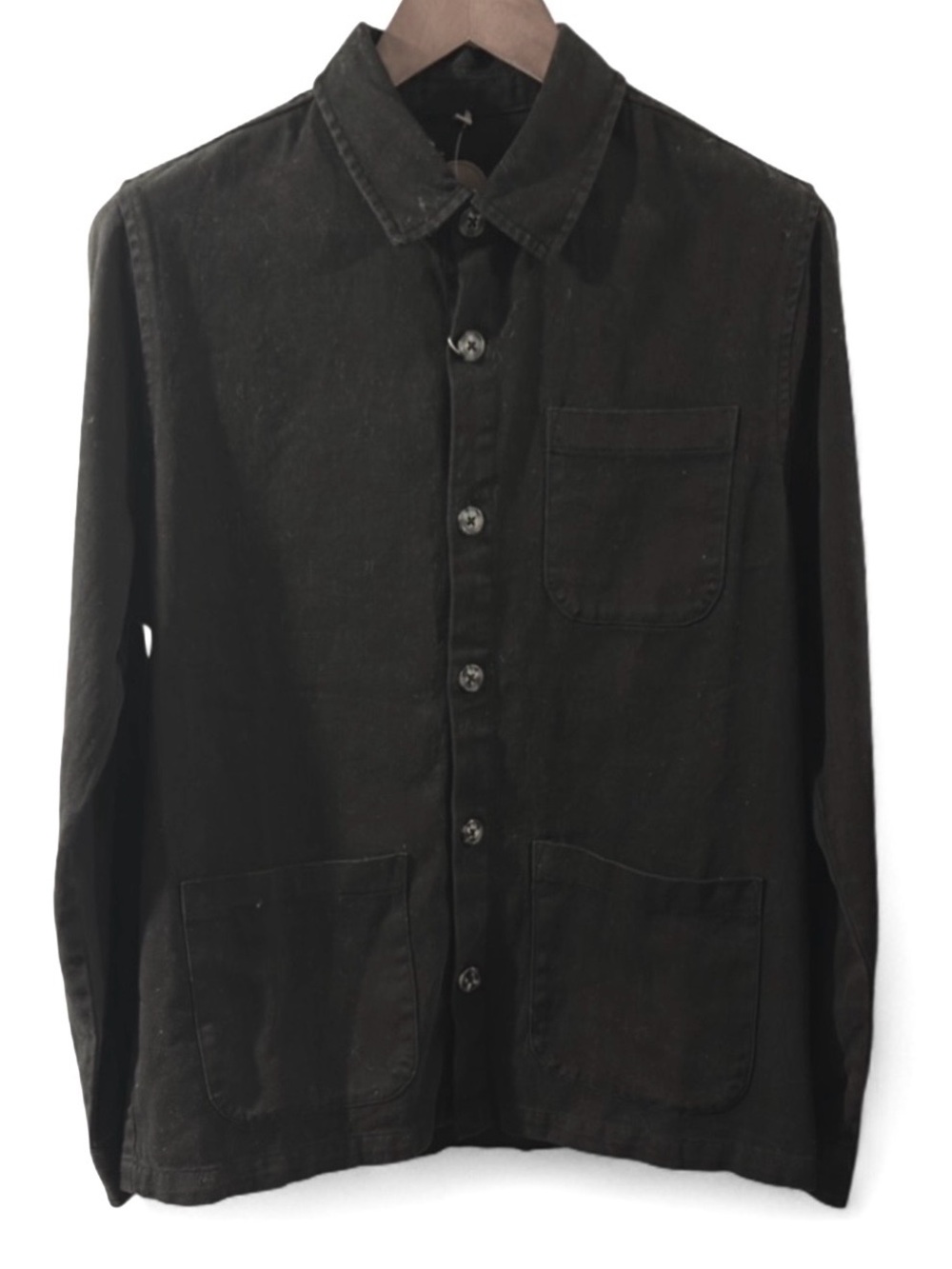 Common People Black Utility Overshirt Size Men’s Small (NWT)